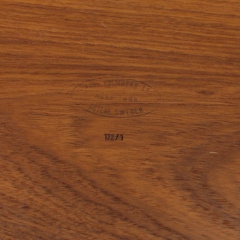 Rektangulär teakbricka, Karl Holmberg, Götene