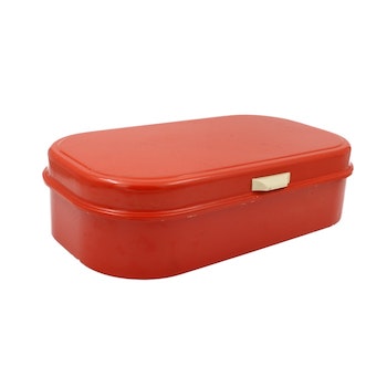 Röd brödburk, röd - JH