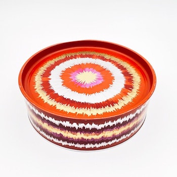 Stor plåtburk - Anita Wangel, IRA, Danmark