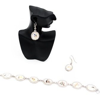 Vackert retro armband med pärlemor