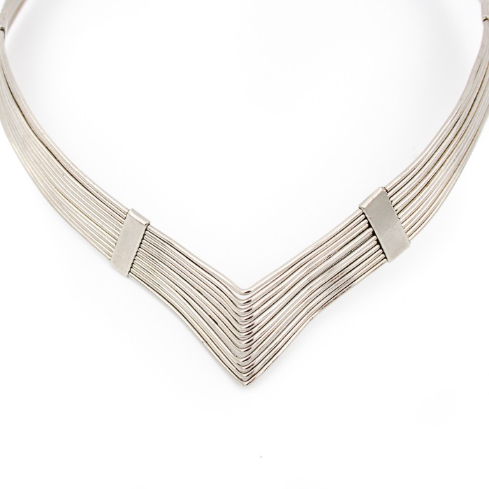 Stelt retro halsband - ostämplat