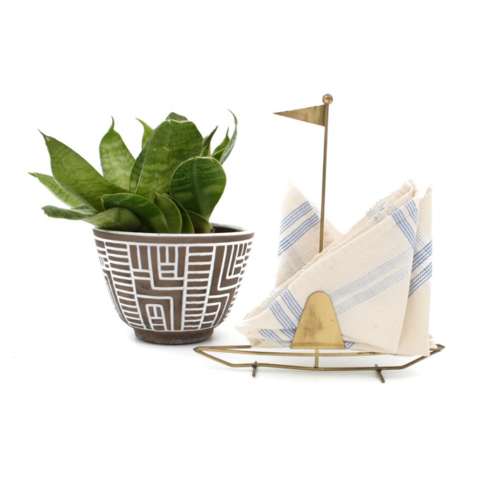 Servetthållare i mässing - Nils Johan