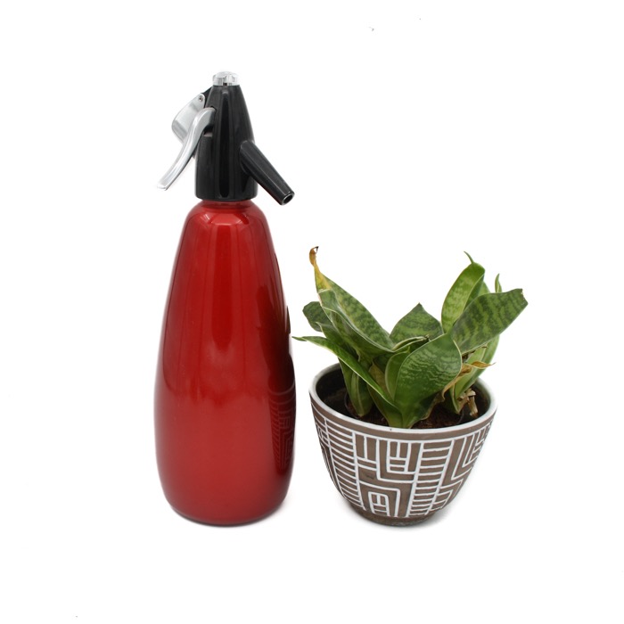 Röd retro Sodasifon