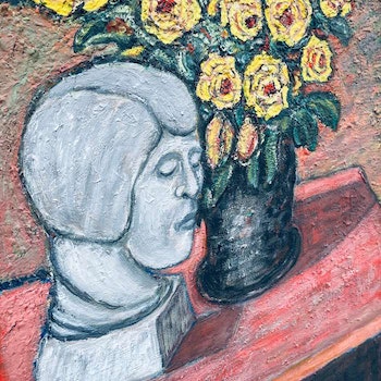 Tavla - olja på duk, Folke Ed