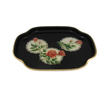 Stor bricka i plåt - Worcester ware, England