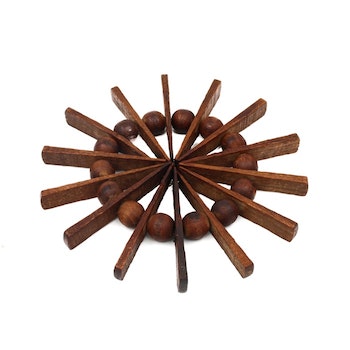 Grytunderlägg i teak