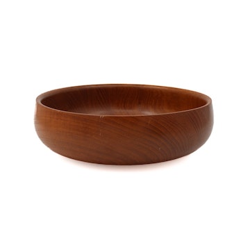 Stor teakskål / teakfat