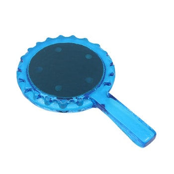 Retro handspegel i glas