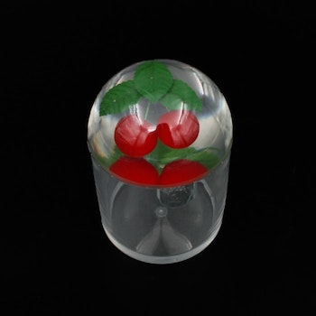 Retro marmeladburk / geleburk - körsbär