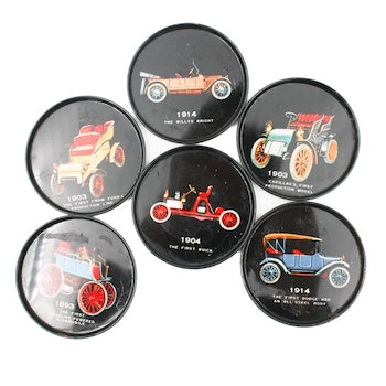 Retro glasunderlägg - Finland