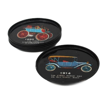 Retro glasunderlägg - Finland