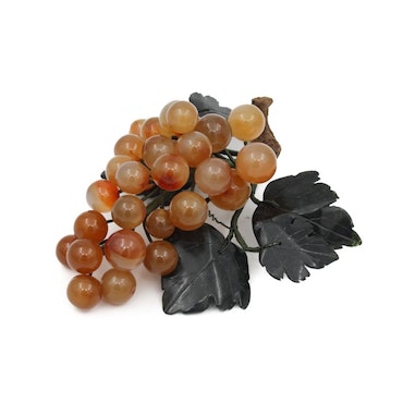 Bordsdekoration, röda vindruvor