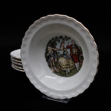 Frukostskål, Barock dekor