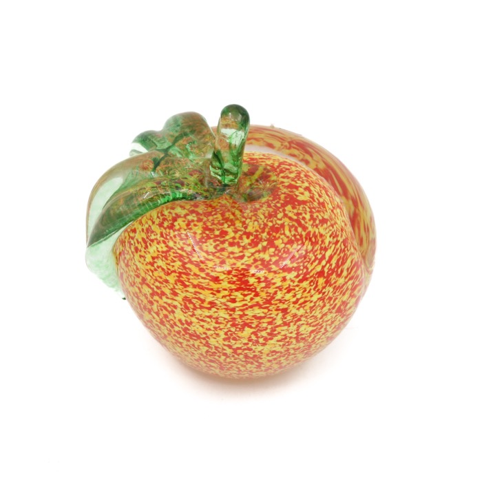 Brevpress i glas, äpple