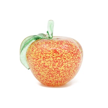 Brevpress i glas, äpple